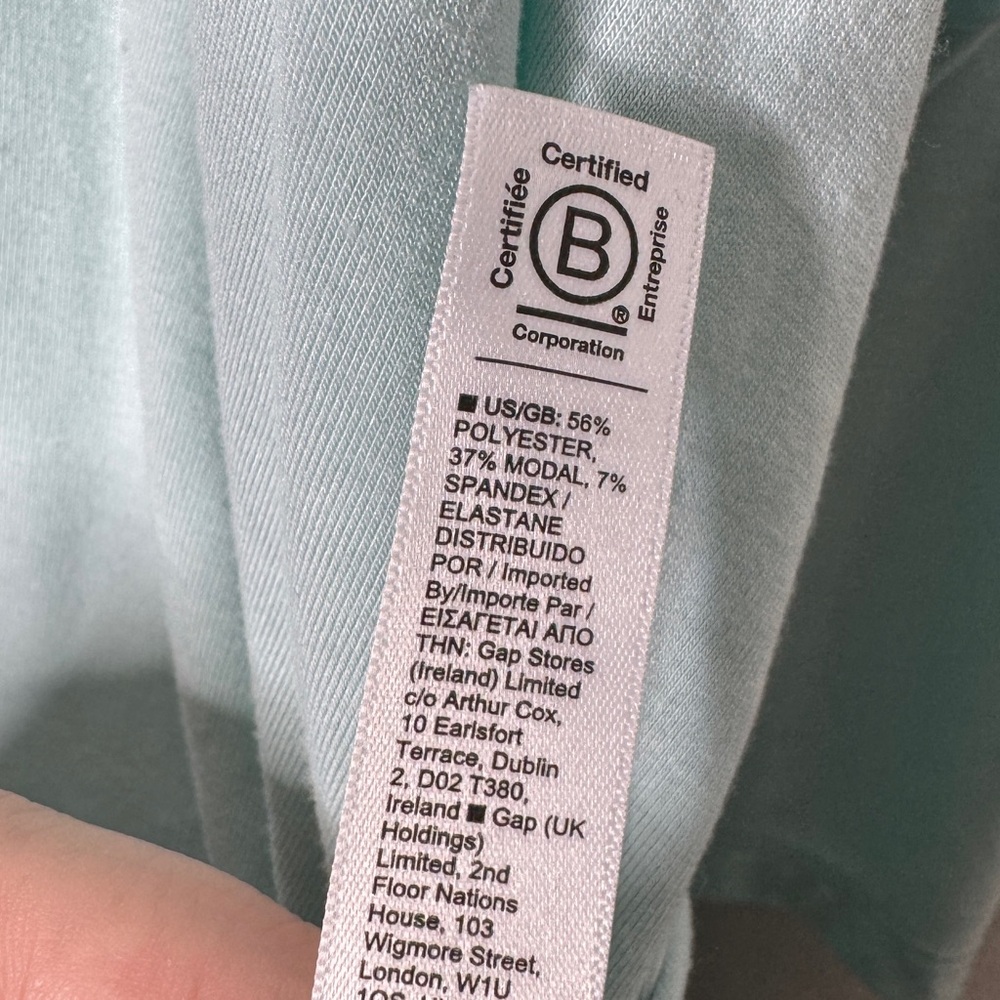 ATHLETA / Stratus II teal blue long sleeve scoop neck tee / 3X - Picture 5 of 8